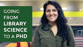 iSchool Ph.D. with Sarika: MLIS to a Ph.D.