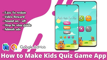 How to Make Kids Quiz Game App || Math Quiz Game For Kids | Android Studio Source Code free download