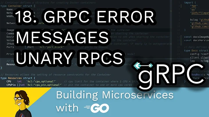 18. gRPC Error messages in Unary RPCs