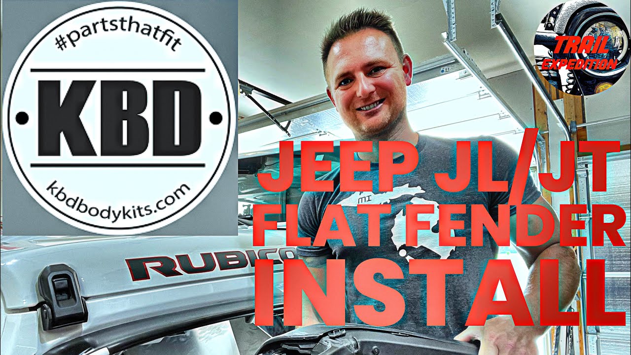 The BEST flat fenders for your Jeep Wrangler or Gladiator! KBD Fender