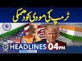 4PM Aaj News Headlines : Trump Issues Threat to Modi – Aaj News Pakistan