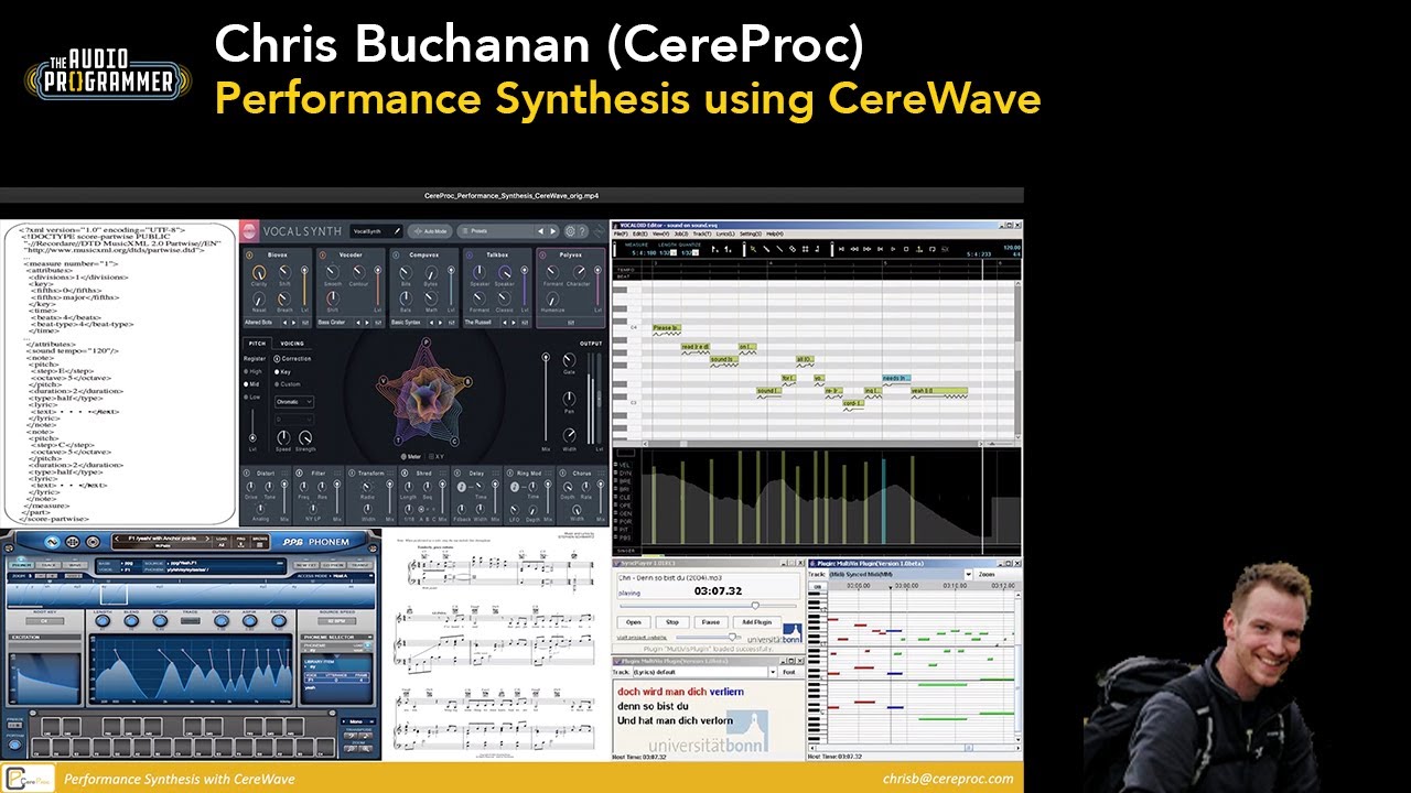 Chris Buchanan (CereProc) - Performance Synthesis using CereWave