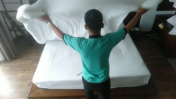 Hướng dẫn trải chăn ga gối nệm khách sạn nhanh nhất trong vài phút