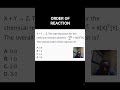 Solving chemical kinetics problems involving order of reaction. #chemistrypage #science #education