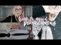 LAW SCHOOL VLOG | TIPS TO STOP PROCRASTINATING & GETTING DISTRACTED