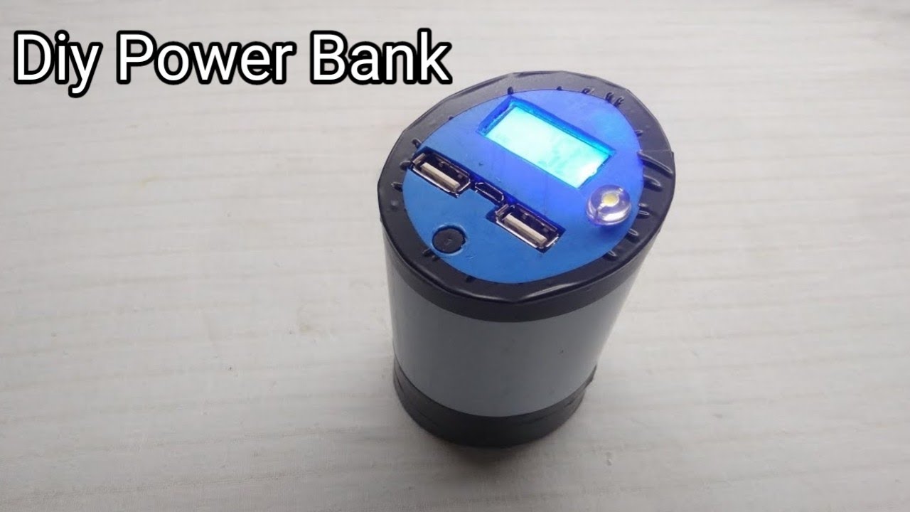 How To Make Power Bank With PVC Pipe Like Google Home | Creative ...