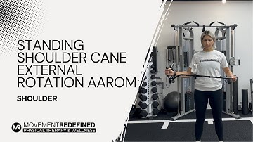 Shoulder Cane External Rotation AAROM – Standing