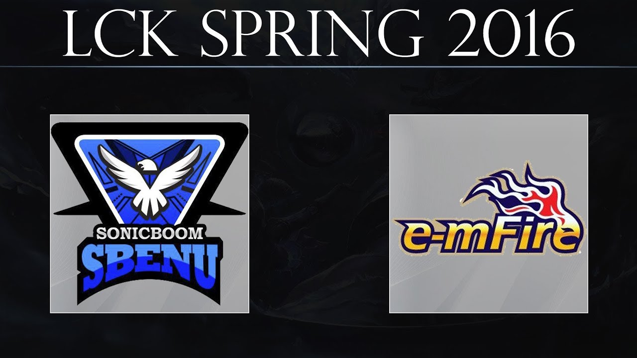 SBENU vs E mFire - League Of Legends S6 LCK Spring 2016 Game 3