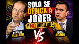 EXPRESIDENTE HURTADO REVELA PERSECUCIÓN ENFERMIZA DE NOBOA a AQUILES ALVARES