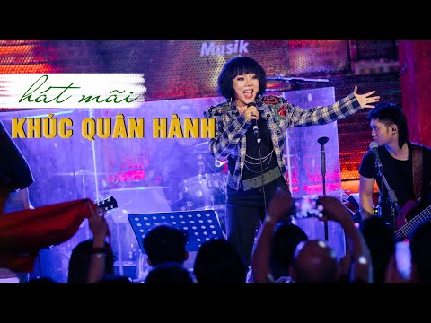ROCK QUÂN ĐỘI - Hát mãi khúc quân hành - Thái Thuỳ Linh live in minishow "Bộ đội"