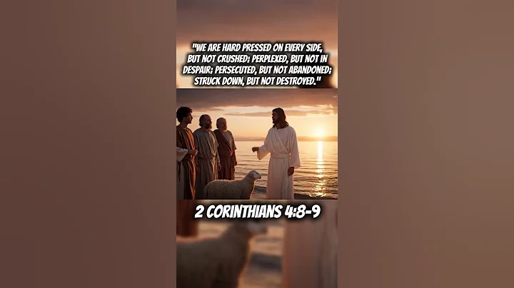 2 Corinthians 4:8-9 persecuted, but not abandoned #verses #god #ai #bible #motivation #jesus #foryou