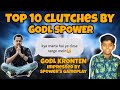 Top 15 clutch by GODL SPOWER in villager esports scrims in PUBG MOBILE/BGMI|1V4 & 1V3