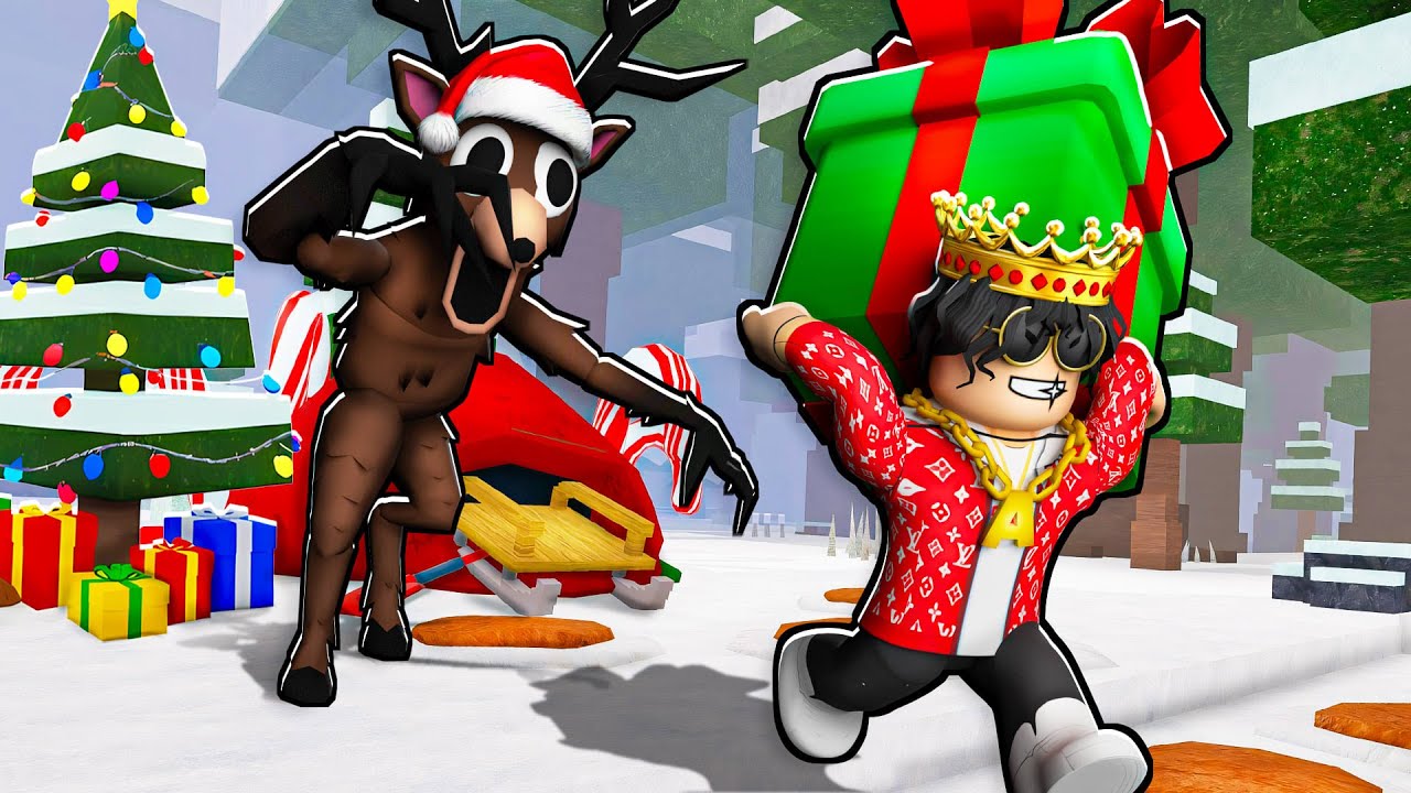 تحديث 99 ليلة بالغابة الجديد ☃️🎁 (سرقنا الغزال 😂) 99 Nights in the forest