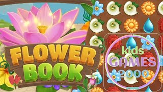 Flower Book: Match-3 Puzzle Game | game fruit candy @kidsgames2000 screenshot 2