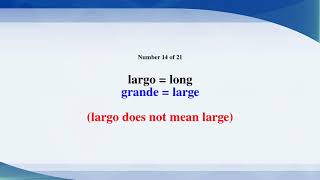 Top 21 Spanish English False Adjective and Adverb Cognates English Spanish Adjective Cognates
