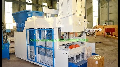 block making machine mobile egg laying concrete hollow paver 2020