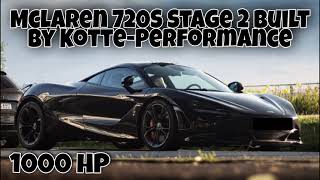 1000 HP Mclaren 720S Stage 2 built by Kotte-Performance @dragy acceleration from 100-200 km/h