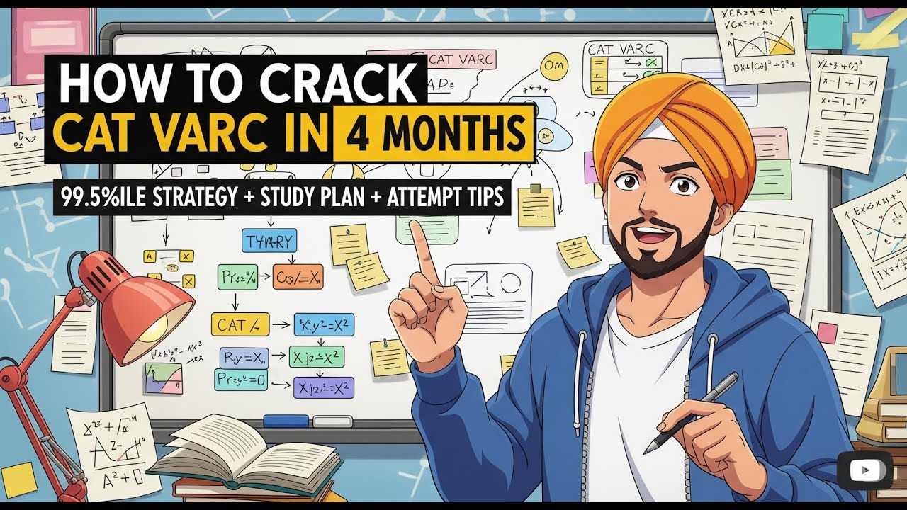 How to Crack CAT VARC in 4 Months | 99.5%ile Strategy + Study Plan ...