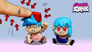 Real Anime Chibi Fnf Vs Finger Friday Night Funkin Animation Bf And Sky
