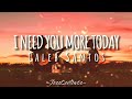 I need you more today | Caleb Santos | Lyric video  #jesspermejo #jesscentavos