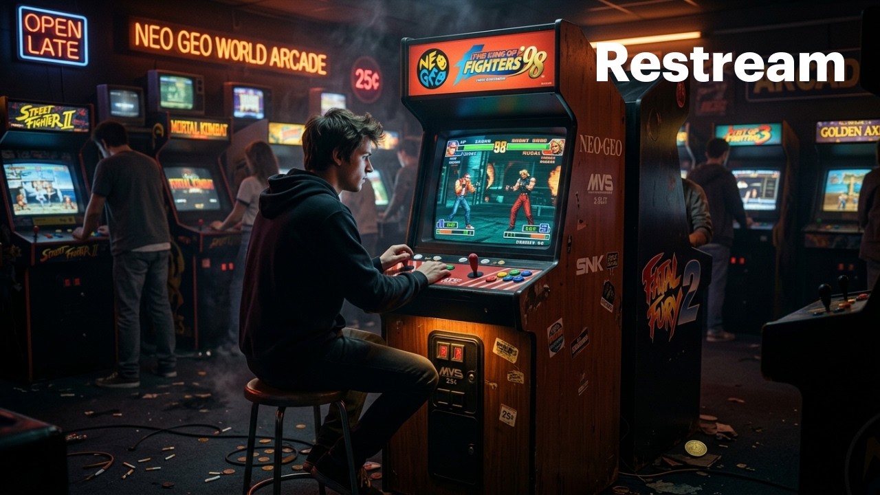 KOF Y ARCADES 🎮 | Partidas, clásicos y lo que salga