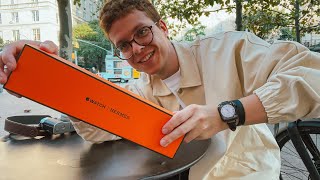 Unboxing del Apple Watch Hèrmes 7 comprado en la Apple Store de NYC