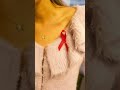 #WorldAIDSday С червена панделка сме - символ на информираност и подкрепа за хората, живеещи с ХИВ