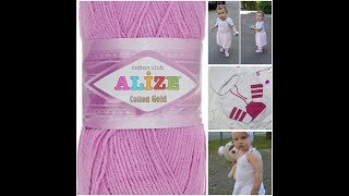 3 ИЗДЕЛИЯ, 3 ВТО. САМЫЙ ЧЕСТНЫЙ ОБЗОР ALIZE COTTON GOLD. Вязание. Рынашко