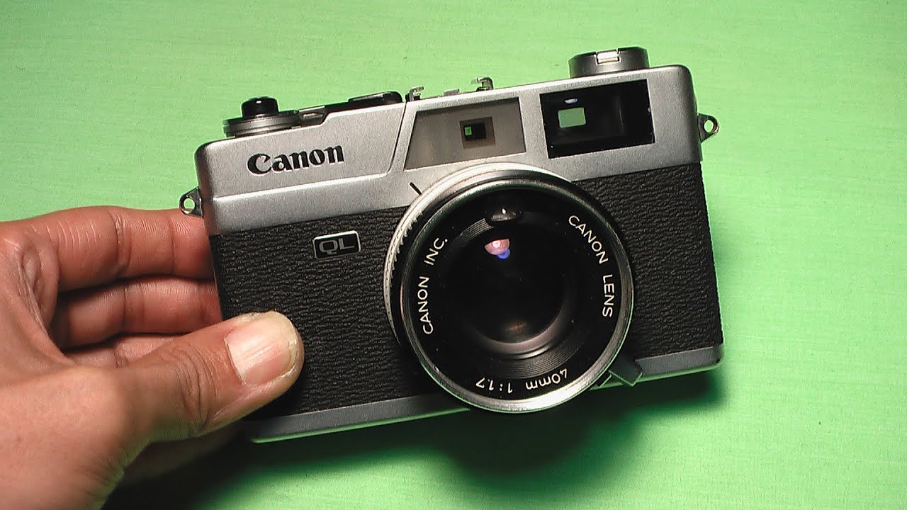 キャノン ニューキャノネットQL17-Lの使い方 CANON NEW CANONET QL17-L How to use 1970s  Rangefinder camera