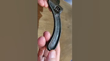 Antique Billings Curved Adjustable Wrench @DirtandRust