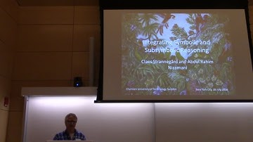 AGI-16 Claes Strannegård - Integrating symbolic and sub-symbolic reasoning