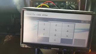 Kenwood MDV-D303ML radio deck unlock process by navigationdisk