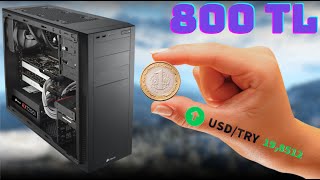 800TL 2.EL GAMİNG SİSTEM TOPLAMA | BU EKONOMİDE 1000TL ALTI OYUNCU PC TOPLAMA