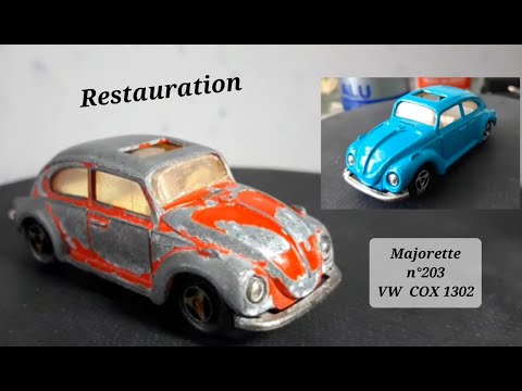 Majorette Volkswagen Coccinelle 1302 N°202 1/60 Mauve - Collection