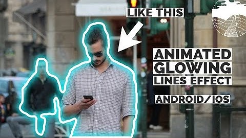Animated Glowing Lines Effect Tutorial For Android/iOS | VivaCut Video Editing 2021