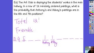 Famous 13.2 Probability with Permutation with Restriction Wealth