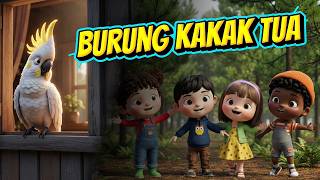 BURUNG KAKAK TUA 🦜 Hinggap di Jendela Nenek! - Lagu Anak 3D Paling Lucu