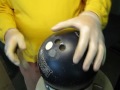 Bowling Ball DIY - Finger Hole Plug Grinding