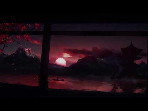 4K Live Wallpaper Serene Japanese Sunset View خلفية حية 4K نافذة على غروب ياباني