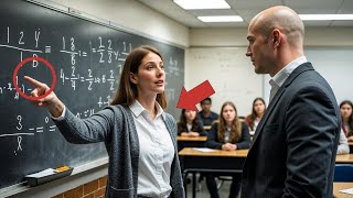Elite Teacher Forces A Simple Woman to solve a Math Problem, Unaware She's a Mathematical Genius!
