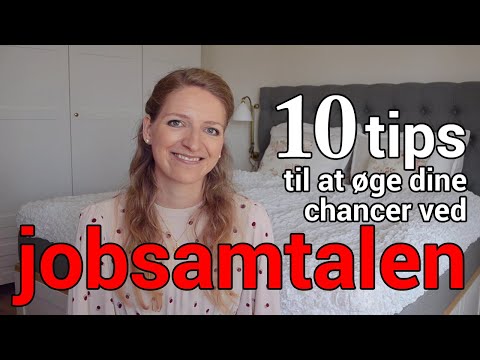 10 tips til JOBSAMTALEN