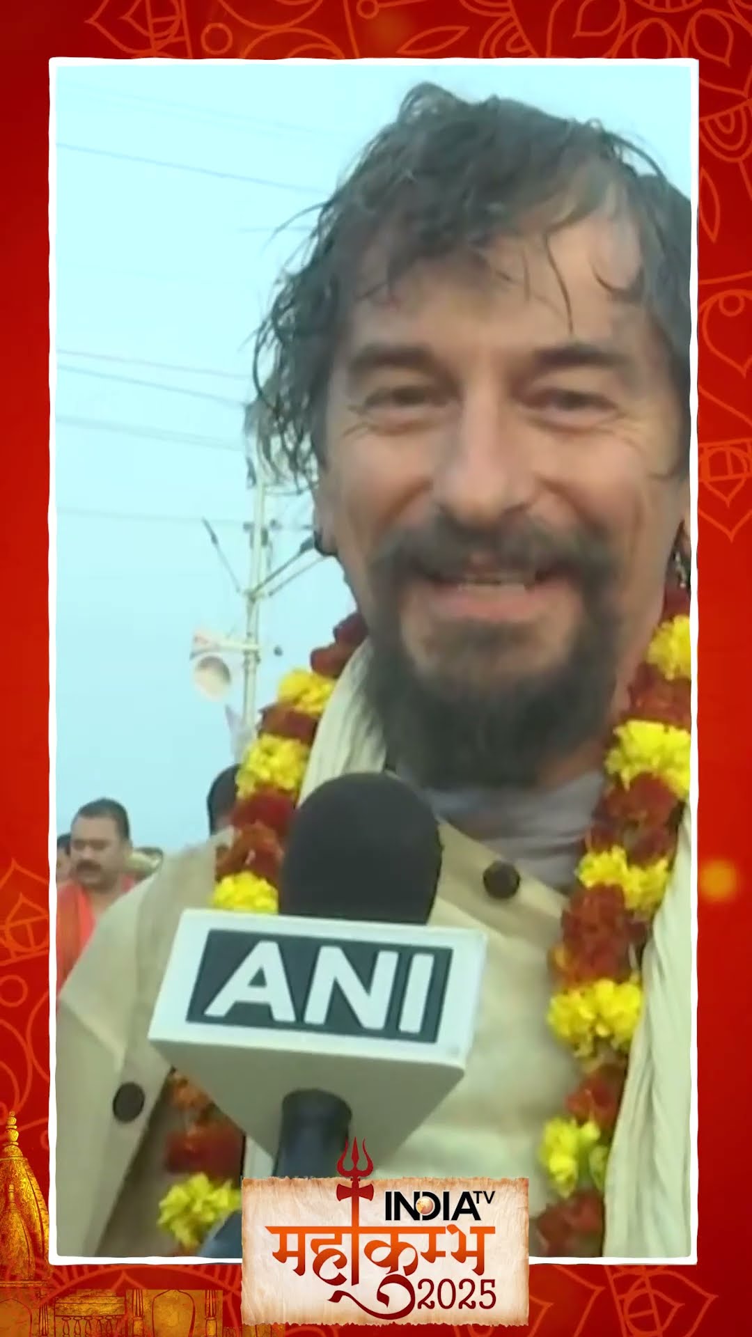 #germany से आए विदेशी श्रद्धालु हुए #mahakumbh के फैन | #prayagraj #mahakumbh2025 #trivenisangam