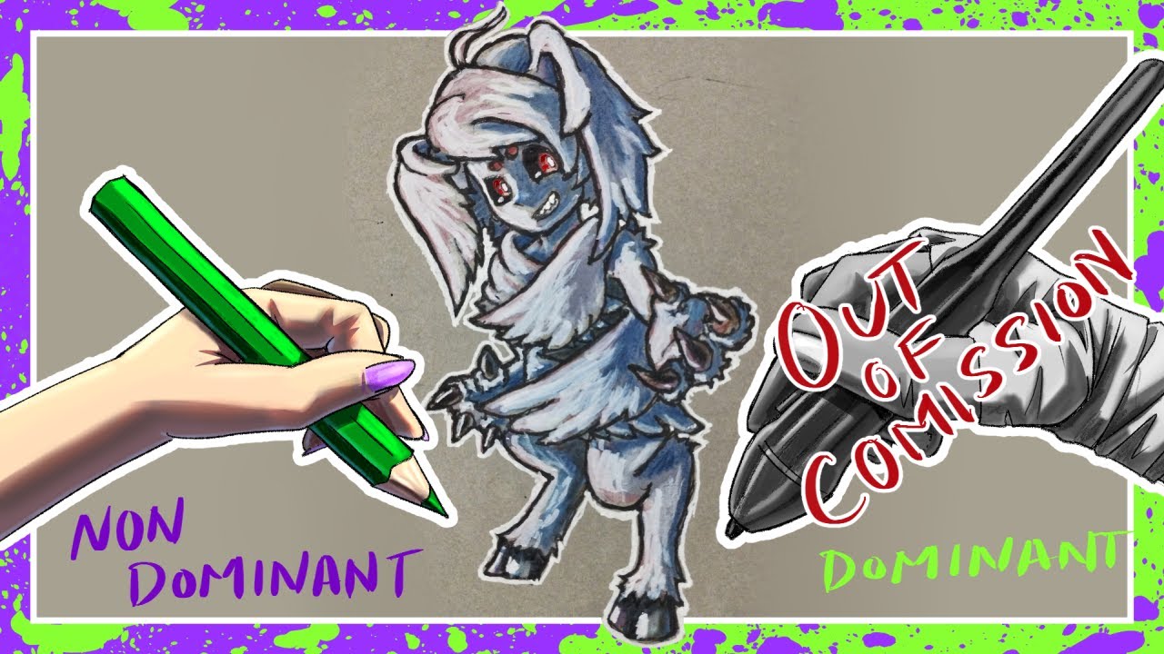 NON DOMINANT HAND DRAWING CHALLENGE