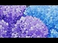 Acrylic painting  how to paint hydrangeas  angelooney paint in