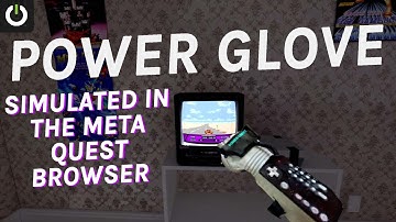 Quest 3 Web Browser Simulates NES Power Glove  - 