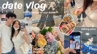 weekend dates with my boyfriend : grwm, val's dinner, mall run, sushi date + photoshoot!❤︎