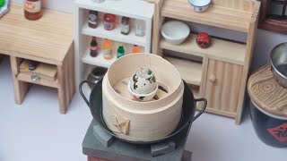 Korean Steamed Egg - A New Breakfast Idea | Miniature Cooking | Mini Food