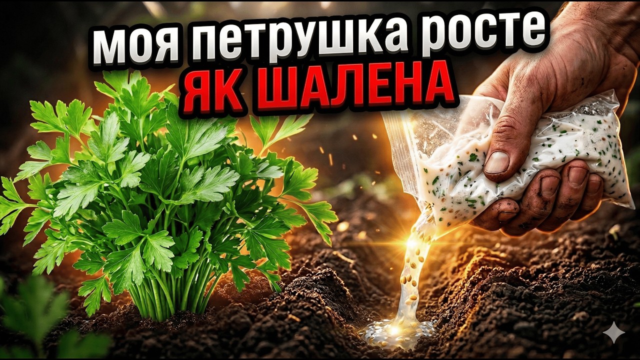 Завжди роблю ЦЕ перед посівом ПЕТРУШКИ і  назавжди забуваю про ПРОРІДЖУВАННЯ!
