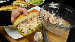 Easy Tuna sandwiches ساندويش التونة