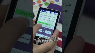260820 LS173 measure color of purple fabric